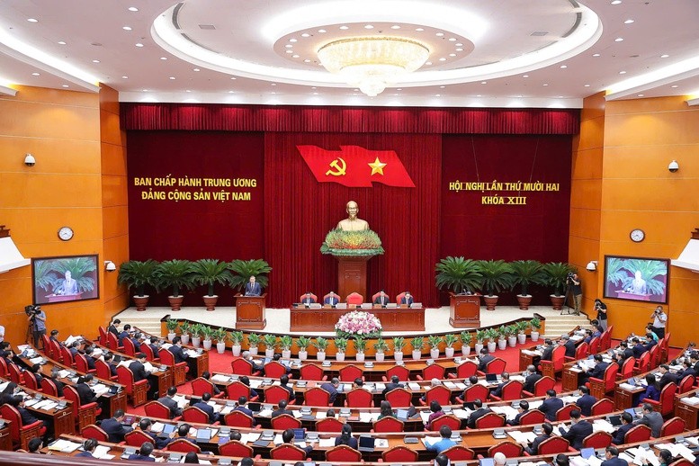 Tổng Bí thư Tô Lâm tin tưởng Hội nghị sẽ thành công tốt đẹp, tạo đà vững chắc cho công tác chuẩn bị Đại hội XIV của Đảng, đáp ứng kỳ vọng của toàn Đảng, toàn dân, toàn quân - Ảnh: VGP