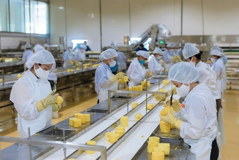 Dây chuyền chế biến sâu nông sản hiện đại giúp tăng giá trị xuất khẩu và giảm thiểu tình trạng “được mùa mất giá”.