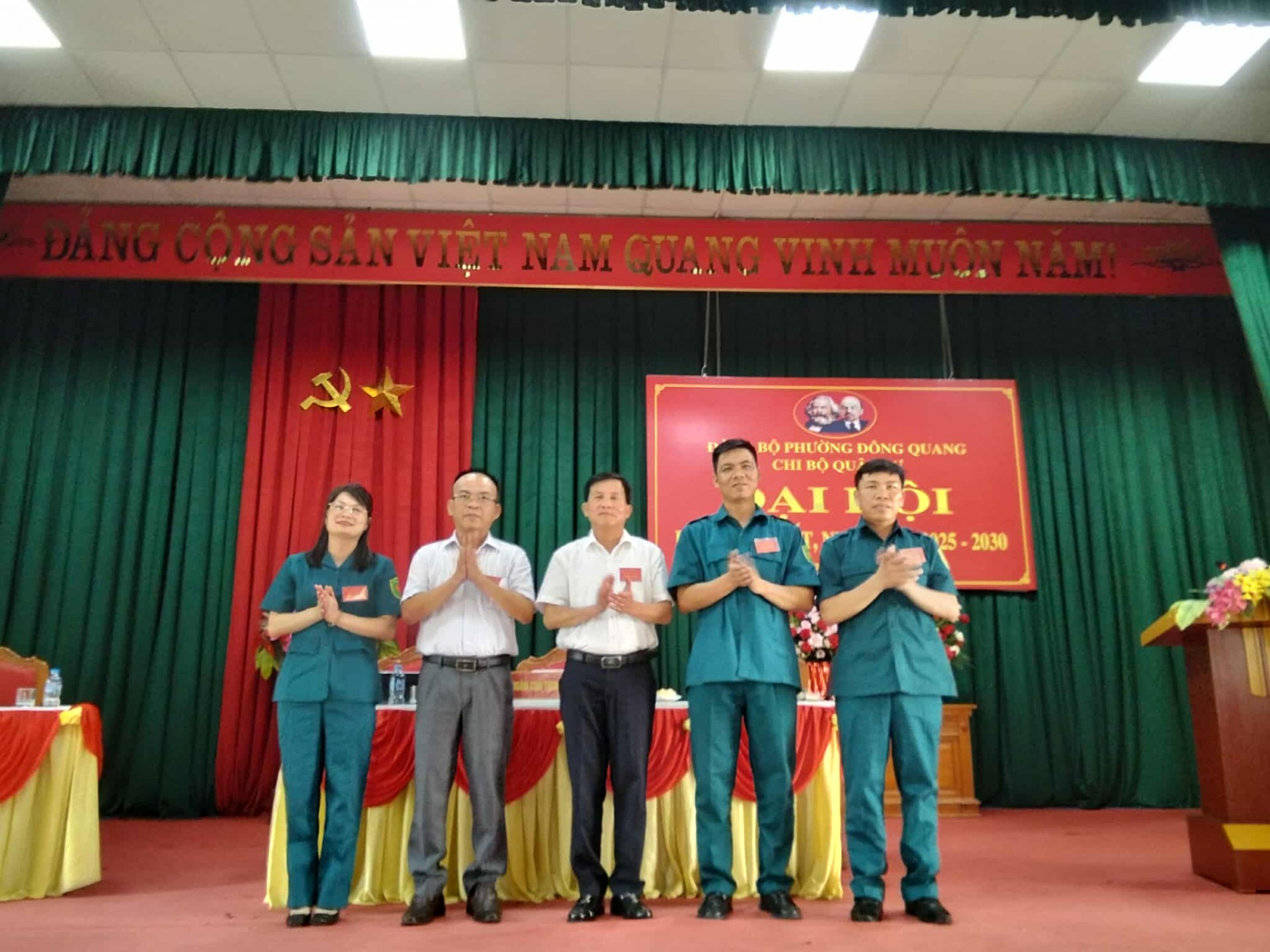 Thanh Hóa: Phường Đông Quang đặt nền móng xây dựng chi bộ quân sự chính quy, hiện đại