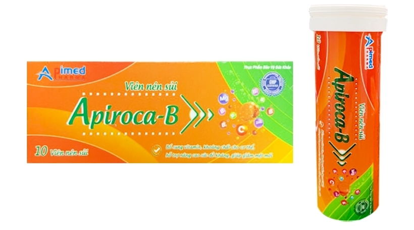 Tạm dừng lưu thông và sử dụng viên sủi APIROCA‑B