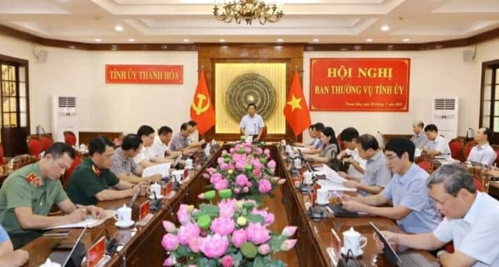 Ban Thường vụ Tỉnh ủy chuẩn bị toàn diện cho Đại hội Đảng bộ tỉnh Thanh Hóa lần thứ XX