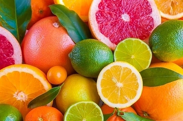 Các loại trái cây có múi ần như không chứa chất béo và có lượng đường rất thấp