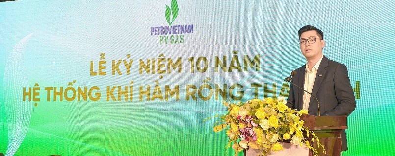 Ông Nguyễn Phúc Tuệ - Phó Tổng Giám đốc PV GAS gửi lời tri ân tới các khách hàng và đối tác đã đồng hành cùng PV GAS suốt 10 năm qua