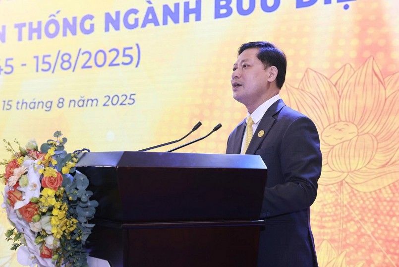Ông Chu Quang Hào, Tổng Giám đốc Tổng công ty Bưu điện Việt Nam chia sẻ mục tiêu của Bưu điện Việt Nam giai đoạn 2025 - 2030, tầm nhìn đến năm 2045.