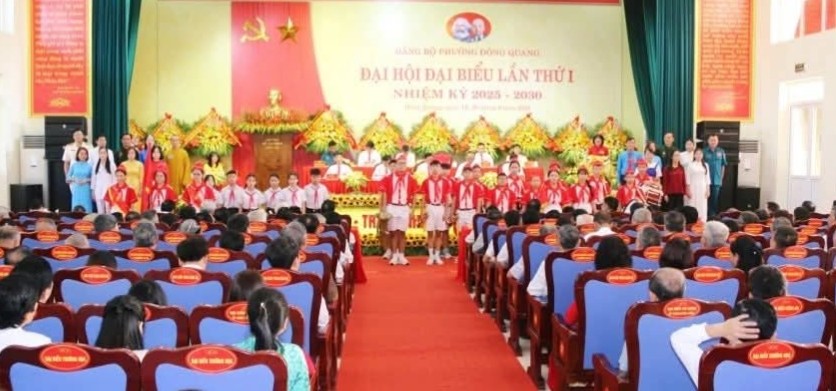 Thanh Hóa: Đại hội Đảng bộ phường Đông Quang lần thứ nhất, nhiệm kỳ 2025-2030 thành công tốt đẹp