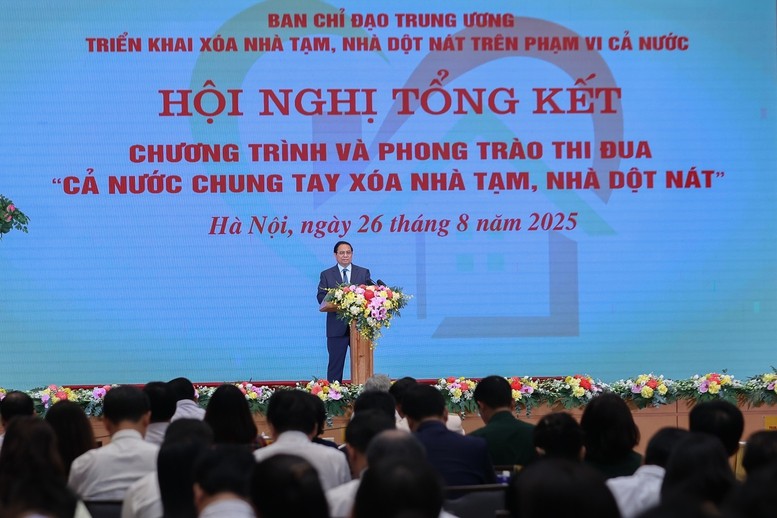 Thủ tướng: Xóa hơn 330.000 nhà tạm, dột nát là 