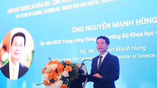Bộ trưởng Nguyễn Mạnh Hùng gửi thông điệp tại Diễn đàn Tương lai của Khoa học công nghệ, đổi mới sáng tạo và chuyển đổi số