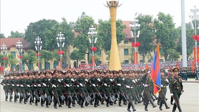 Các khối Quân đội nước ngoài diễu binh Kỷ niệm 80 năm Quốc khánh 2/9