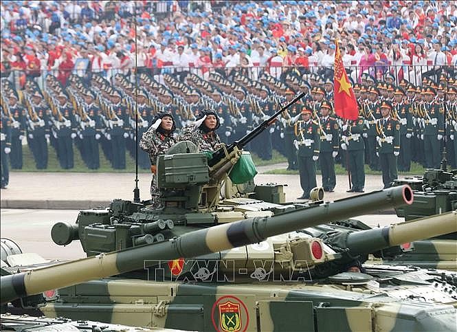 Xe tăng T-90S. Ảnh: Phương Hoa/TTXVN