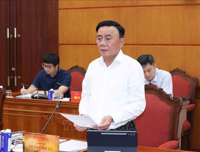 Thường trực Ban Bí thư Trần Cẩm Tú. Ảnh: TTXVN.