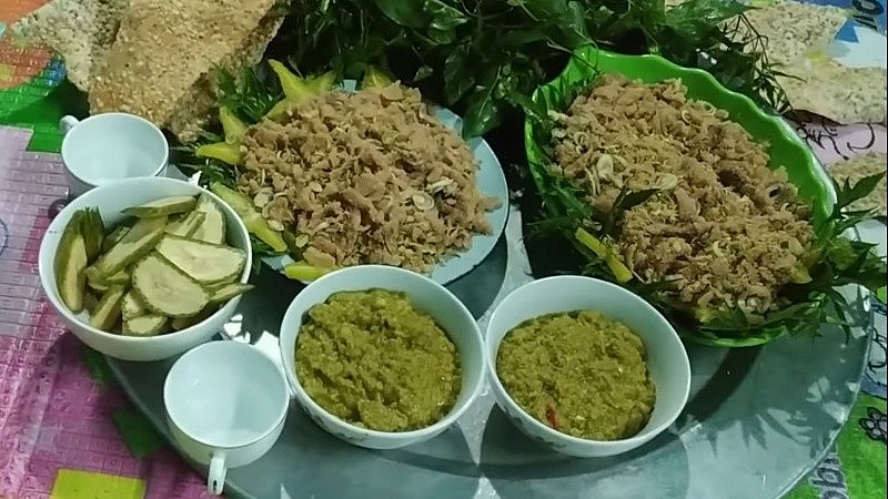 Món gỏi cá mè ngon trứ danh của vùng quê miền bắc (Ảnh: Báo hóa xanh)