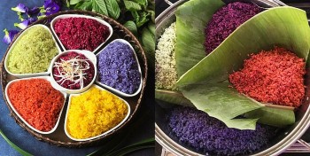 Xôi ngũ sắc – hương vị văn hóa đặc trưng của người Tày ở Tuyên Quang