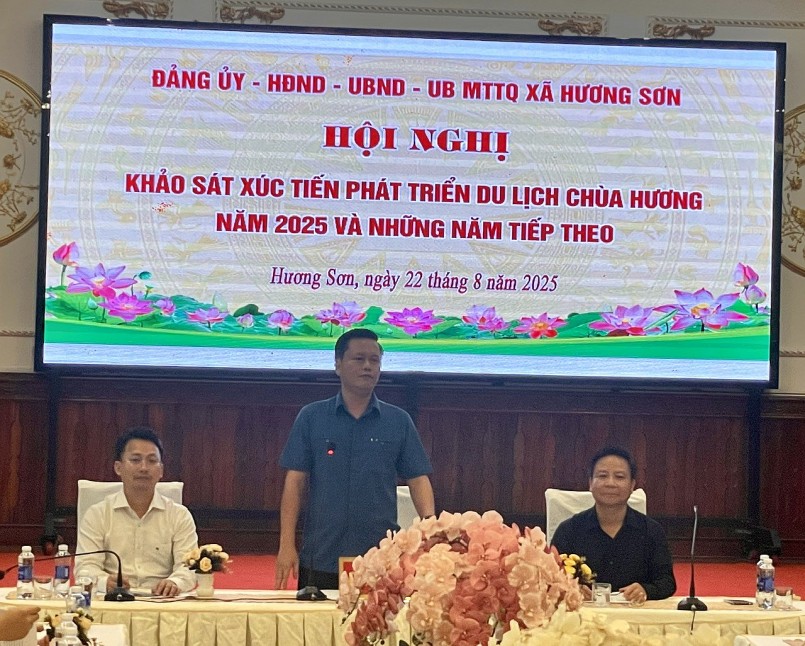 Ông Trần Đức Hải phát biểu tại Hội nghị