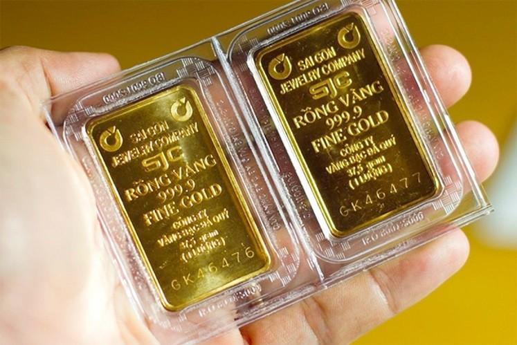 Giá vàng SJC và vàng nhẫn đồng loạt giảm