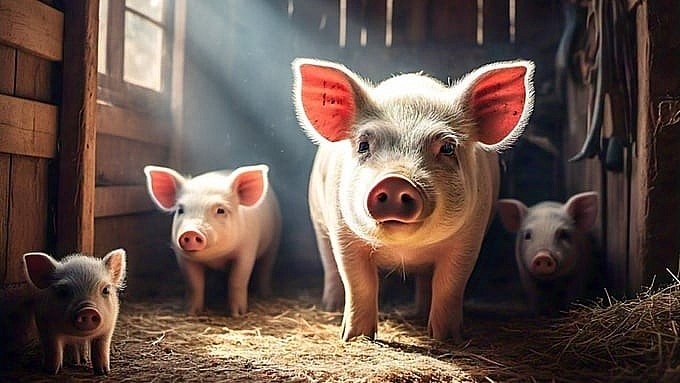 Giá heo hơi giảm 2.000 đồng/kg, xuống dưới 60.000 đồng/kg
