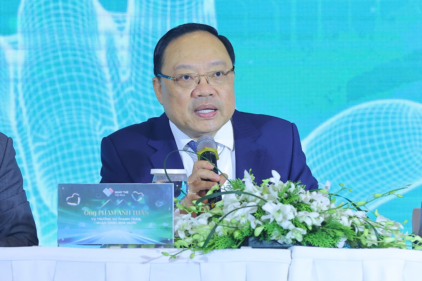 Ông Phạm Anh Tuấn - Vụ trưởng Vụ Thanh toán, Ngân hàng Nhà nước Việt Nam.