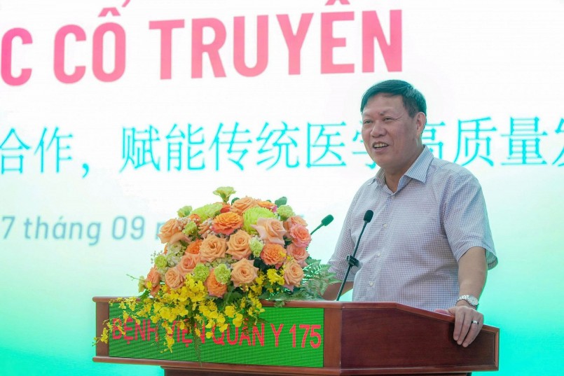 Thứ trưởng Bộ Y tế Đỗ Xuân Tuyên phát biểu tại sự kiện  ẢNH: T.T