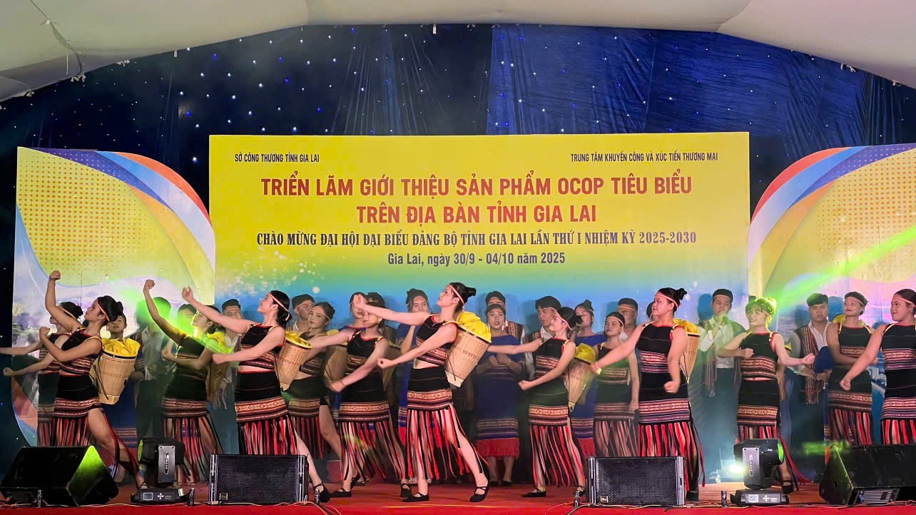 Gia Lai khai mạc Triển lãm sản phẩm OCOP chào mừng Đại hội Đảng bộ tỉnh