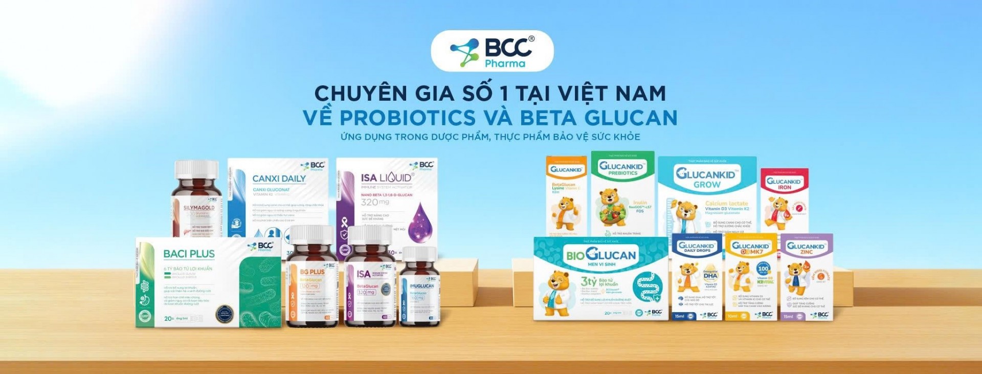 Hình ảnh các dòng sản phẩm tiêu biểu của BCC Pharma Hình ảnh các dòng sản phẩm tiêu biểu của BCC Pharma