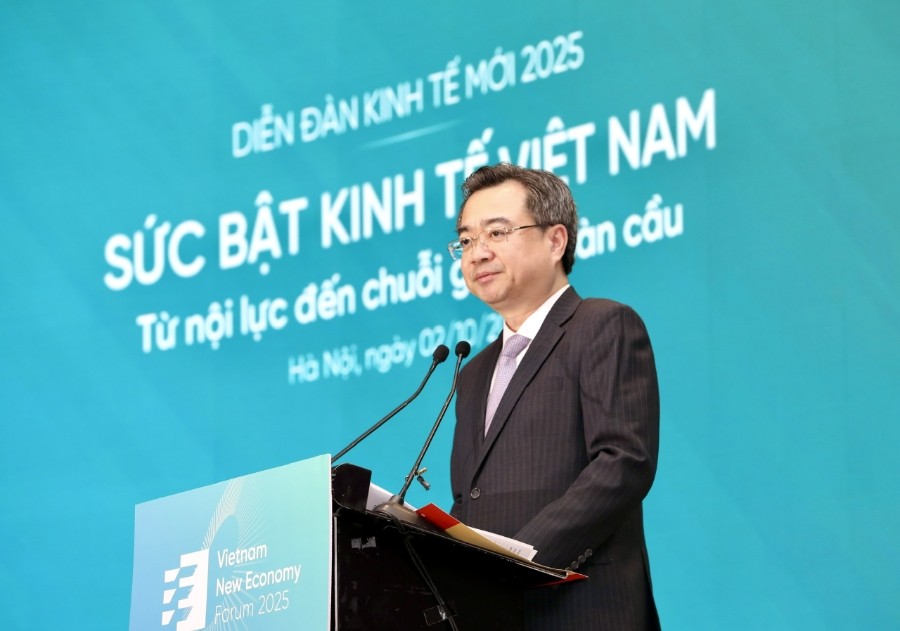 Trưởng Ban Chính sách, Chiến lược Trung ương Nguyễn Thanh Nghị phát biểu tại diễn đàn.