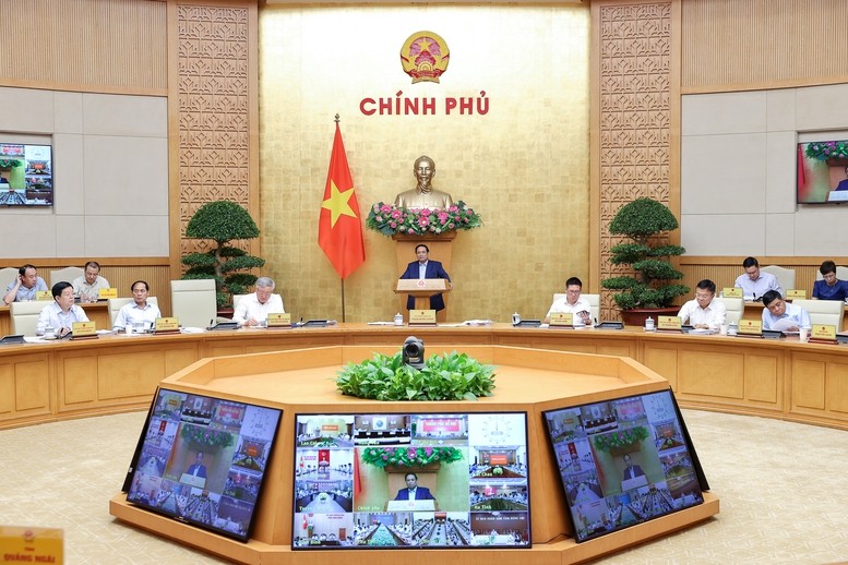 Thủ tướng Phạm Minh Chính chủ trì Hội nghị trực tuyến Chính phủ với địa phương tháng 9/2025 - Ảnh; VGP