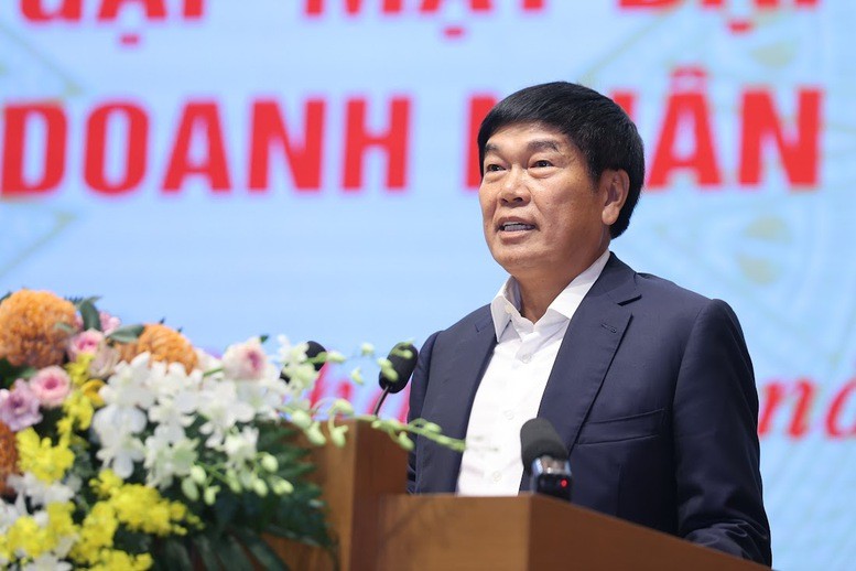 Chủ tịch Hội đồng quản trị Công ty cổ phần Tập đoàn Hòa Phát Trần Đình Long - Ảnh: VGP