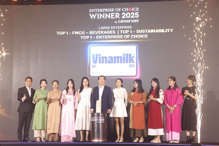 100 doanh nghiệp được người lao động yêu thích nhất 2025: Vinamilk tiếp tục giữ vững ‘ngôi vương’