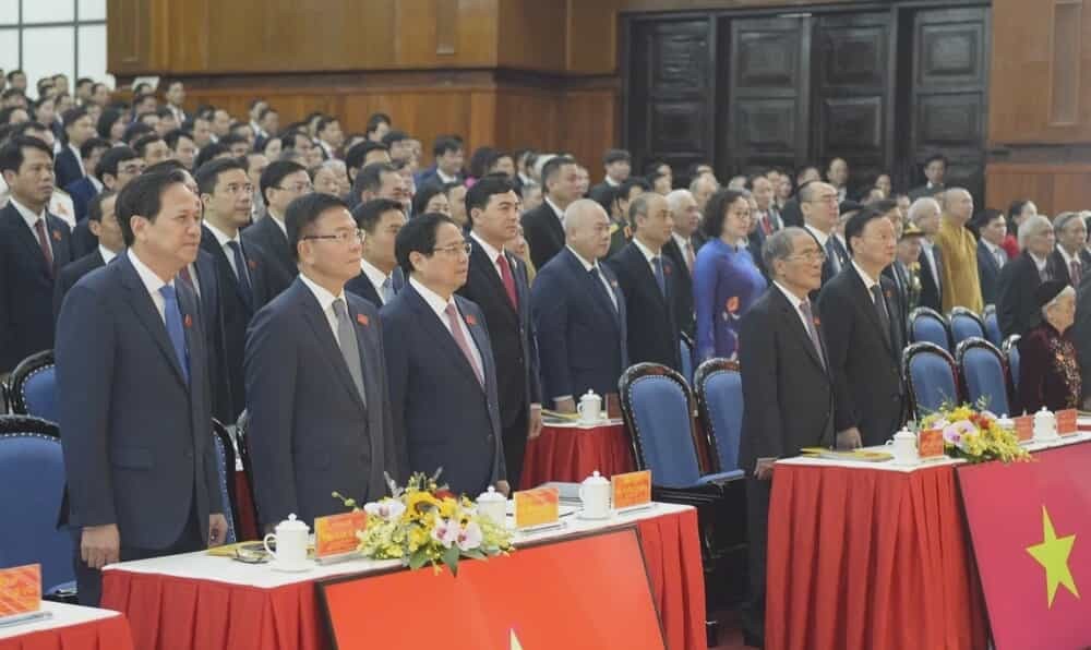 Thủ tướng Chính phủ Phạm Minh Chính dự và chỉ đạo Đại hội Đảng bộ tỉnh Thanh Hóa lần thứ XX