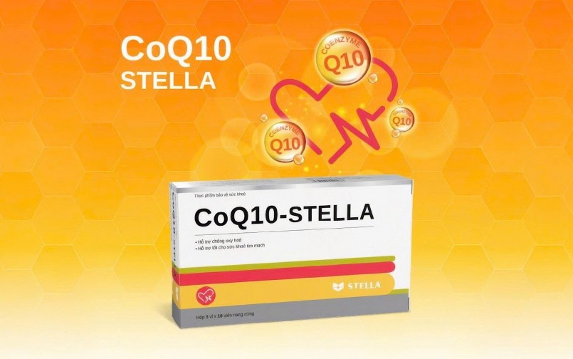COQ10-STELLA - Giải pháp chống oxy hoá và hỗ trợ sức khoẻ tim mạch