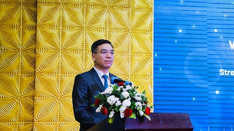 TS.BS Hà Anh Đức, Cục trưởng Quản lý Khám, chữa bệnh, Phó Chủ tịch Hội đồng Y khoa Quốc gia phát biểu