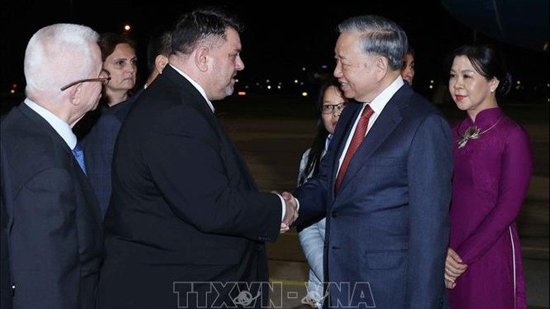 Tổng Bí thư Tô Lâm và Phu nhân bắt đầu thăm chính thức Cộng hòa Bulgaria