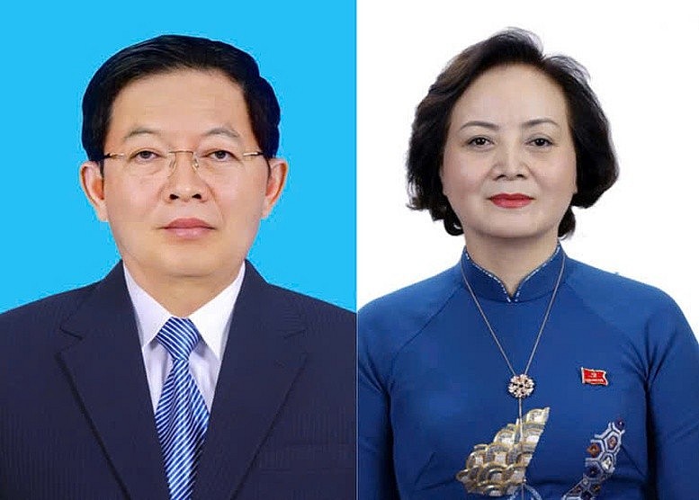 Hai tân Phó Thủ tướng Hồ Quốc Dũng và Phạm Thị Thanh Trà