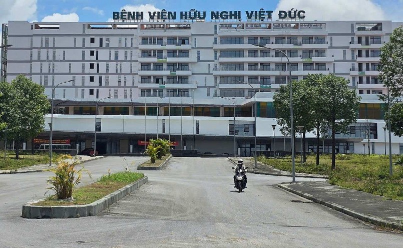 Dự án Bệnh viện Việt Đức cơ sở 2 tại Ninh Bình. Ảnh: Diệu Anh Dự án Bệnh viện Việt Đức cơ sở 2 tại Ninh Bình. Ảnh: Diệu Anh