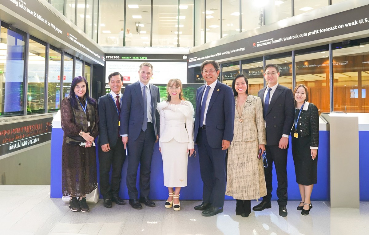 Lãnh đạo HDBank, Vietjet làm việc tại Sàn Chứng khoán Luân Đôn: Tầm nhìn toàn cầu của doanh nghiệp Việt Nam