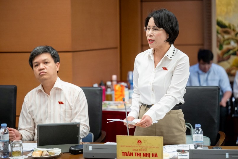 Đại biểu Trần Thị Nhị Hà (đoàn Hà Nội). Ảnh: Quốc hội Đại biểu Trần Thị Nhị Hà (đoàn Hà Nội). Ảnh: Quốc hội