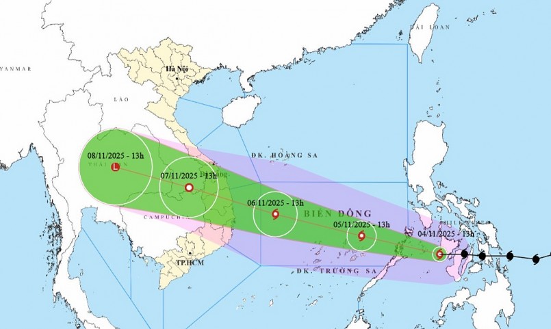 Bão Kalmaegi hướng về Nam Trung Bộ, Thủ tướng chỉ đạo 'ứng phó ở mức cao nhất' Bão Kalmaegi hướng về Nam Trung Bộ, Thủ tướng chỉ đạo 'ứng phó ở mức cao nhất'