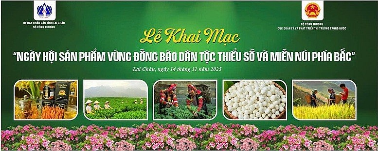 Ngày hội sản phẩm vùng đồng bào dân tộc thiểu số và miền núi phía bắc năm 2025 sẽ diễn ra tại Trung tâm thương mại tỉnh Lai Châu