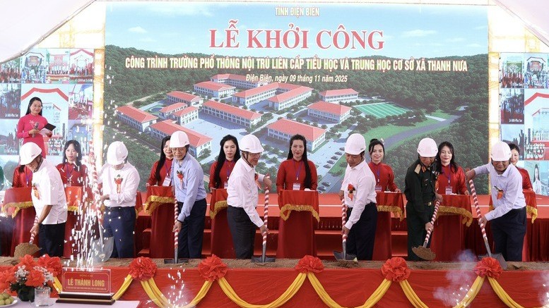 Đồng loạt khởi công trường nội trú tại các xã biên giới trên cả nước
