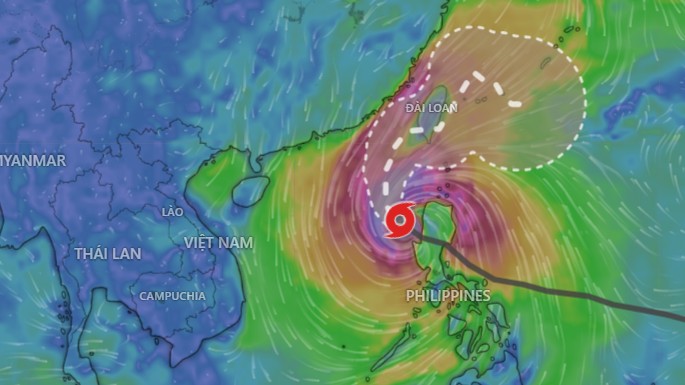 Bão số 14 liệu có ảnh hưởng đến đất liền nước ta?