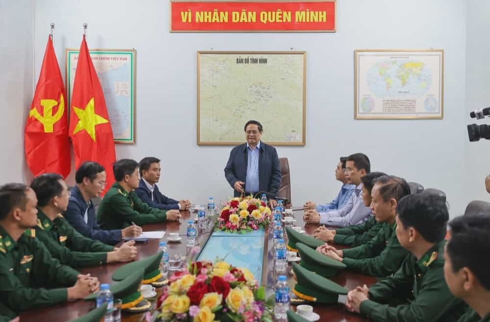 Thủ tướng Phạm Minh Chính thăm và làm việc tại Đồn Biên phòng Yên Khương, Thanh Hóa