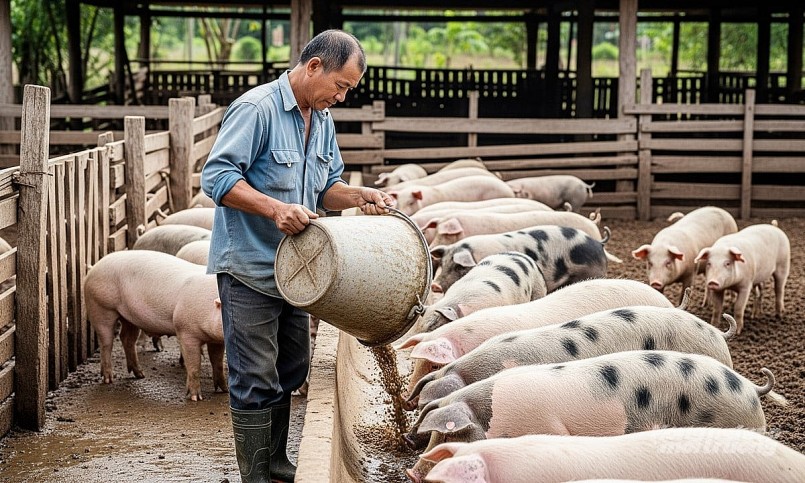 Giá heo hơi tiếp tục lao dốc, mốc 51.000 đồng/kg biến mất