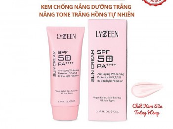 Thu hồi kem chống nắng LYZEEN có chỉ số SPF thực tế thấp hơn 70% công bố