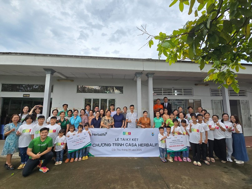 Herbalife Việt Nam tiếp tục triển khai chương trình Casa Herbalife giai đoạn 2025-2026 hỗ trợ bữa ăn dinh dưỡng hằng ngày cho hơn 3.000 người có hoàn Herbalife Việt Nam tiếp tục triển khai chương trình Casa Herbalife giai đoạn 2025-2026 hỗ trợ bữa ăn dinh dưỡng hằng ngày cho hơn 3.000 người có hoàn