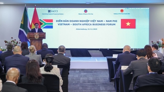 Thủ tướng kêu gọi doanh nghiệp Việt Nam – Nam Phi 'gặp gỡ - kết nối – hành động - ra sản phẩm'