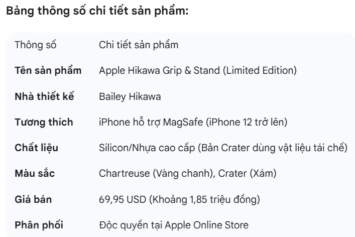 Sau túi 6 triệu, Apple tiếp tục tung giá đỡ iPhone gần 2 triệu đồng