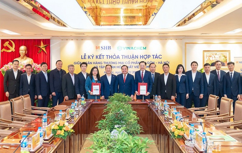 SHB và Vinachem ký kết thỏa thuận hợp tác
