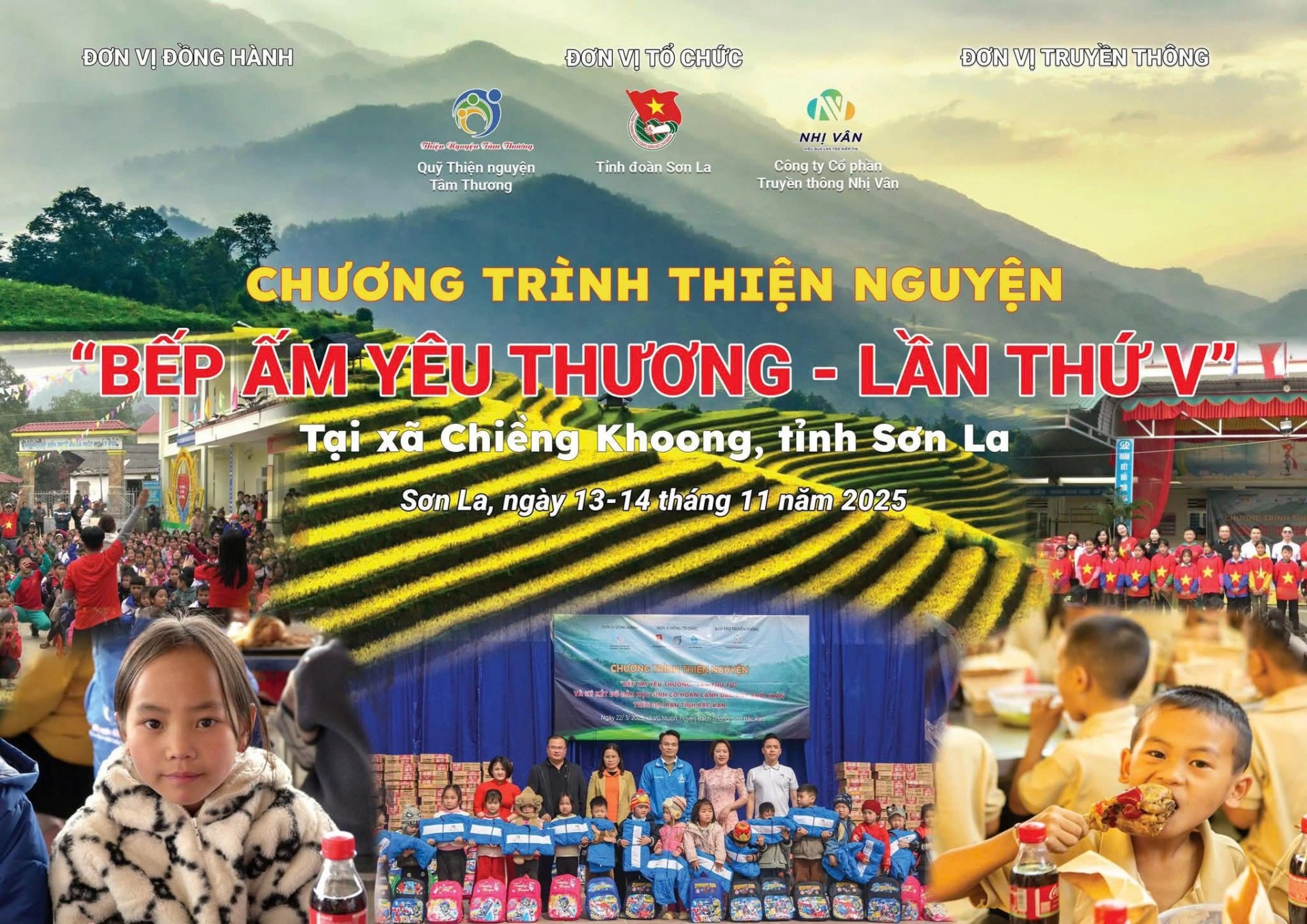 Bếp ấm yêu thương lần thứ V: Hành trình 895 món quà, 566 bữa ăn và những hơi ấm lan tỏa đến trẻ em vùng cao Sơn La Bếp ấm yêu thương lần thứ V: Hành trình 895 món quà, 566 bữa ăn và những hơi ấm lan tỏa đến trẻ em vùng cao Sơn La