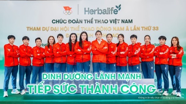 Herbalife Việt Nam đồng hành cùng Ủy ban Olympic Việt Nam tổ chức Lễ xuất quân của Đoàn Thể thao Việt Nam tham dự SEA Games 33