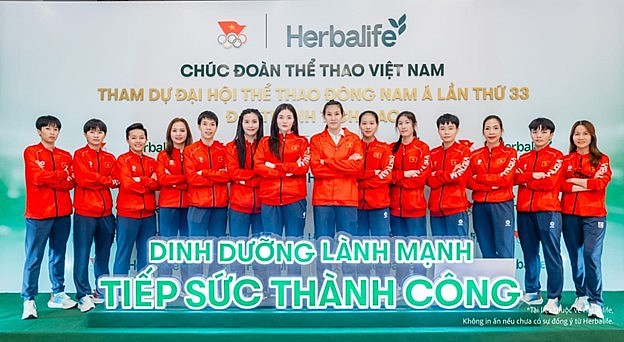Herbalife Việt Nam đồng hành cùng Ủy ban Olympic Việt Nam tổ chức Lễ xuất quân của Đoàn Thể thao Việt Nam tham dự SEA Games 33