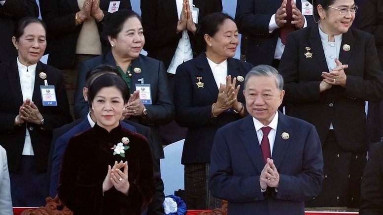 Tổng Bí thư Tô Lâm và Phu nhân dự Lễ kỷ niệm 50 năm Quốc khánh Lào